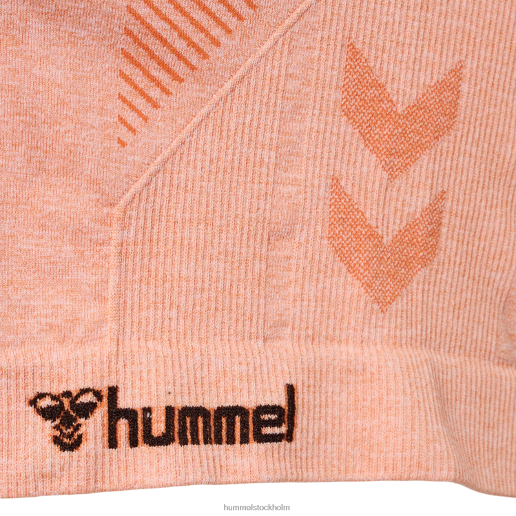 se Hummel kvinnor hmlci sömlös beskuren t-shirt LL40V2433 \"sömlös beskuren t-shirt\"