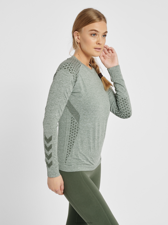 se Hummel kvinnor hmlci sömlös t-shirt l/s LL40V3491 "sömlös långärmad t-shirt"