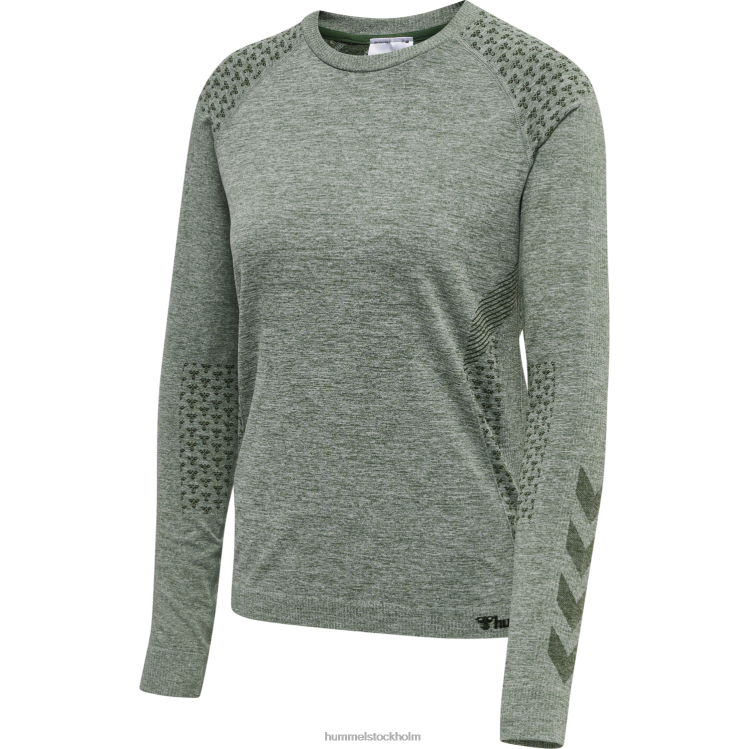se Hummel kvinnor hmlci sömlös t-shirt l/s LL40V3491 \"sömlös långärmad t-shirt\"