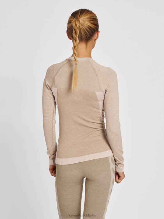 se Hummel kvinnor hmlclea sömlös tight t-shirt ls LL40V2730 \"långärmad tight t-shirt\"
