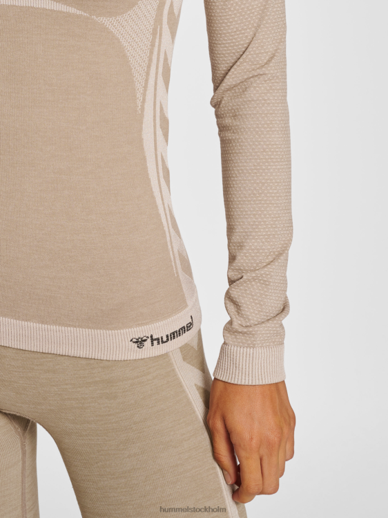 se Hummel kvinnor hmlclea sömlös tight t-shirt ls LL40V2730 \"långärmad tight t-shirt\"