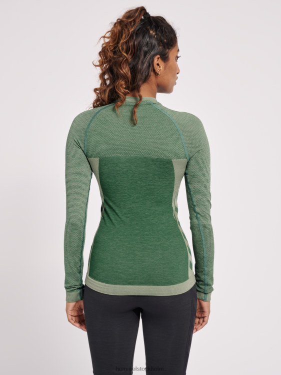 se Hummel kvinnor hmlclea sömlös tight t-shirt ls LL40V3231 \"långärmad tight t-shirt\"