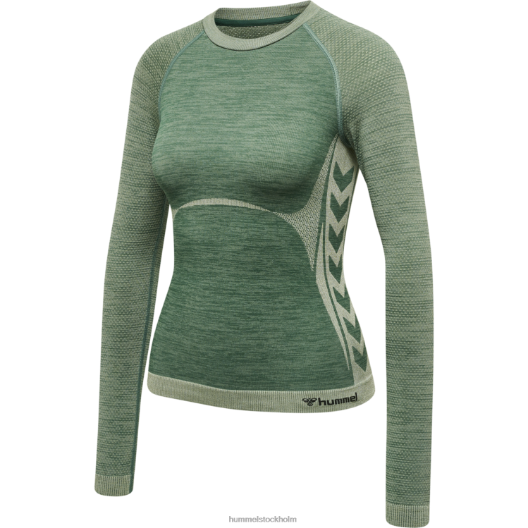 se Hummel kvinnor hmlclea sömlös tight t-shirt ls LL40V3231 \"långärmad tight t-shirt\"