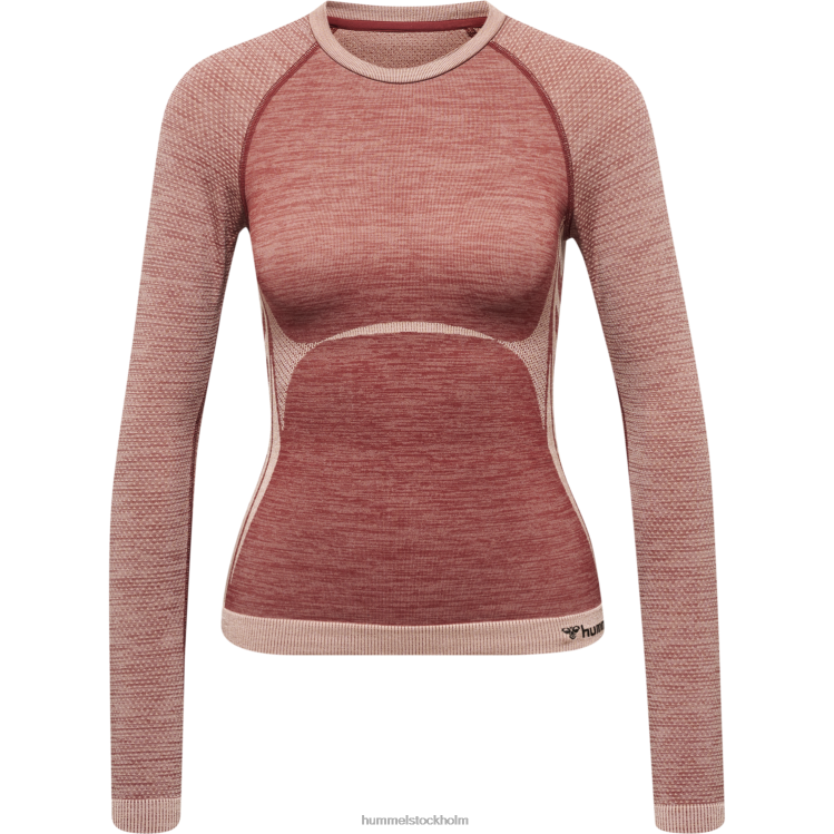 se Hummel kvinnor hmlclea sömlös tight t-shirt ls LL40V3493 \"långärmad tight t-shirt\"