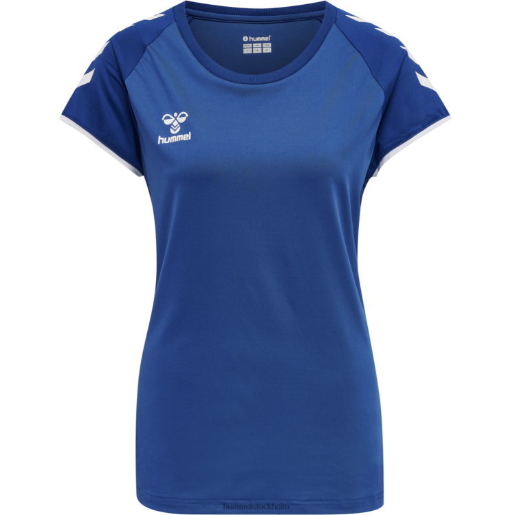 se Hummel kvinnor hmlcore volley stretch tee wo LL40V3474 \"t-shirt\"