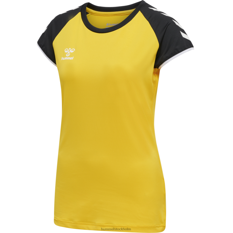 se Hummel kvinnor hmlcore volley stretch tee wo LL40V3561 "t-shirt"