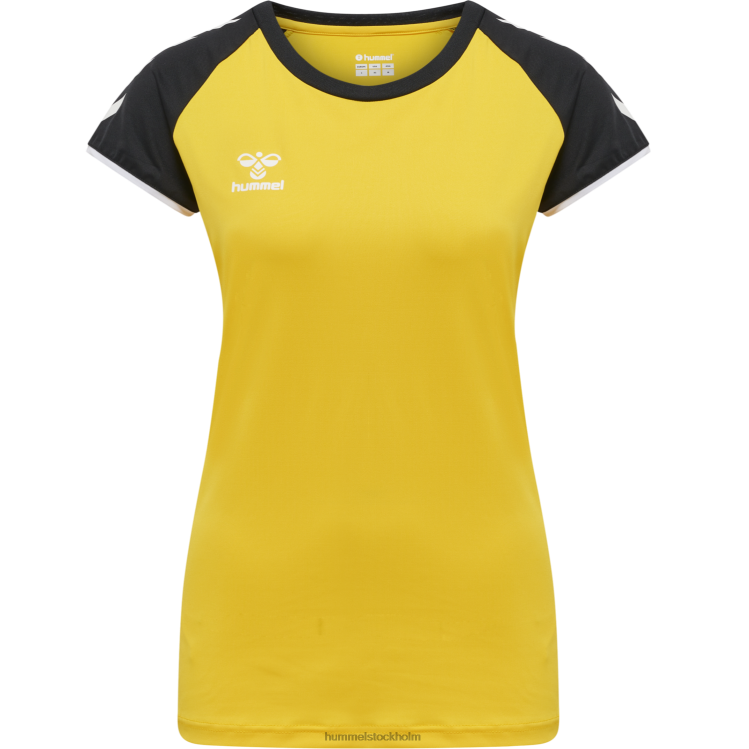 se Hummel kvinnor hmlcore volley stretch tee wo LL40V3561 \"t-shirt\"