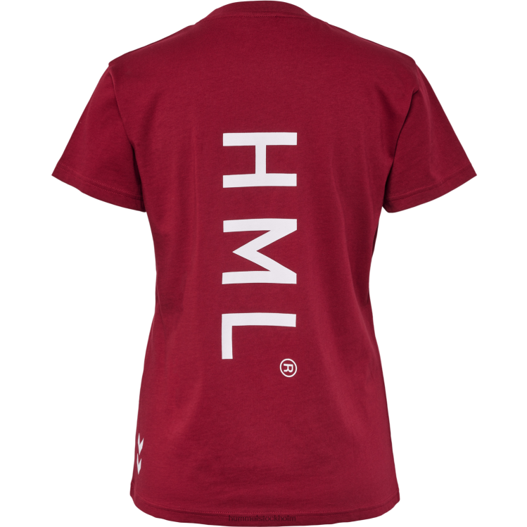 se Hummel kvinnor hmlcourt t-shirt i bomull s/s LL40V2328 \"lätt sportig t-shirt\"