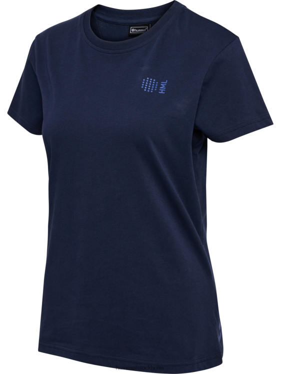 se Hummel kvinnor hmlcourt t-shirt i bomull s/s LL40V2334 \"lätt sportig t-shirt\"