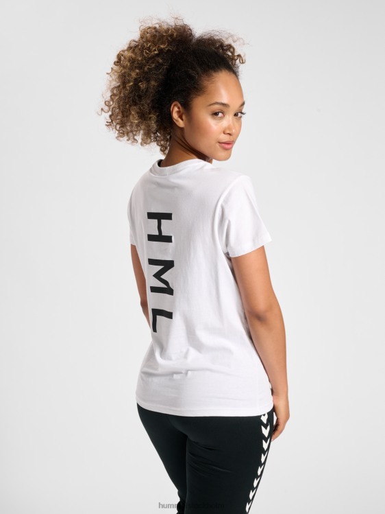 se Hummel kvinnor hmlcourt t-shirt i bomull s/s LL40V2431 \"lätt sportig t-shirt\"