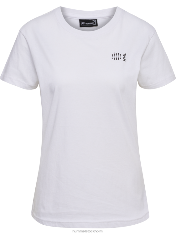 se Hummel kvinnor hmlcourt t-shirt i bomull s/s LL40V2431 \"lätt sportig t-shirt\"