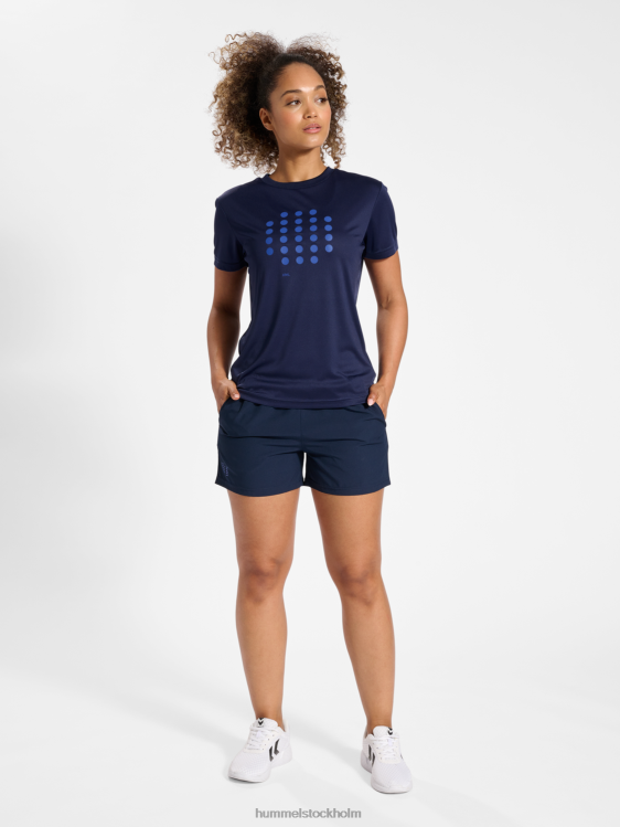 se Hummel kvinnor hmlcourt t-shirt s/s LL40V2366 \"sportig t-shirt\"