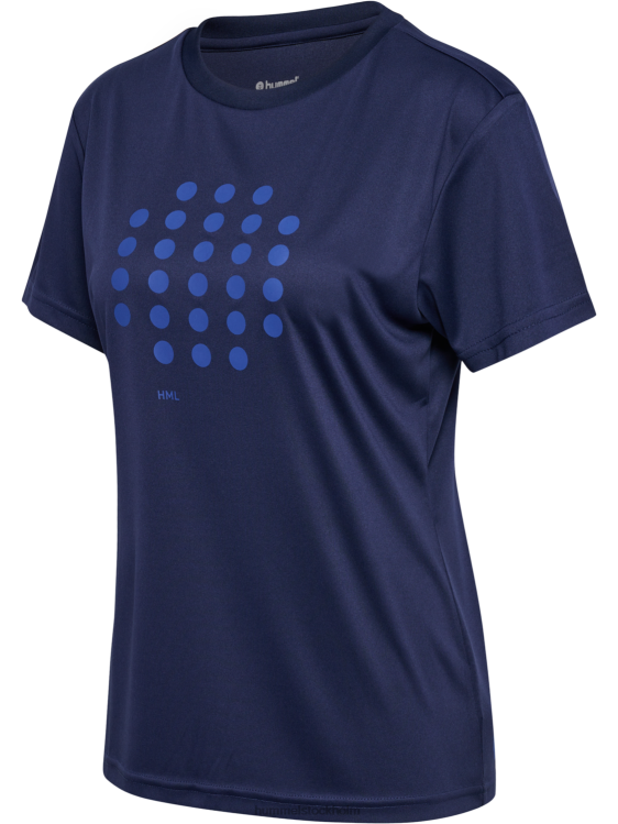 se Hummel kvinnor hmlcourt t-shirt s/s LL40V2366 \"sportig t-shirt\"