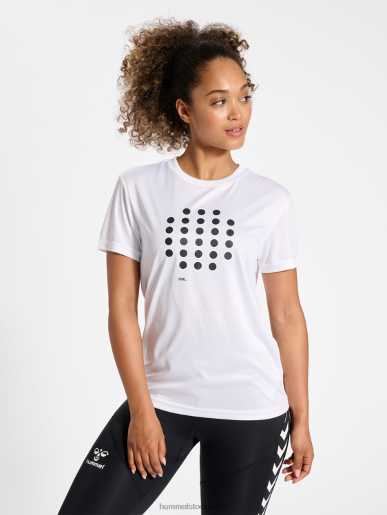 se Hummel kvinnor hmlcourt t-shirt s/s LL40V2447 "sportig t-shirt"