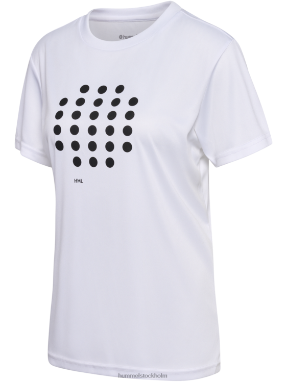 se Hummel kvinnor hmlcourt t-shirt s/s LL40V2447 \"sportig t-shirt\"