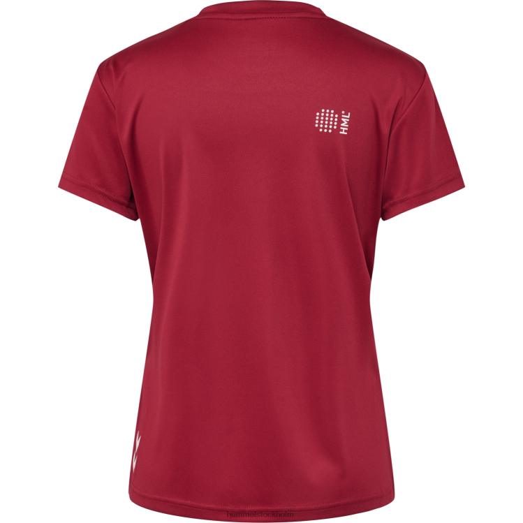 se Hummel kvinnor hmlcourt t-shirt s/s LL40V2460 \"sportig t-shirt\"