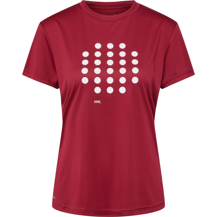 se Hummel kvinnor hmlcourt t-shirt s/s LL40V2460 \"sportig t-shirt\"