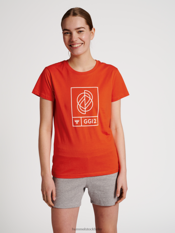 se Hummel kvinnor hmlgg12 t-shirt s/s LL40V3148 "grafisk t-shirt"
