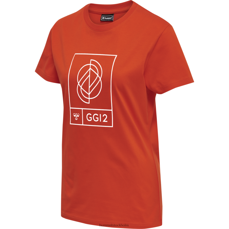se Hummel kvinnor hmlgg12 t-shirt s/s LL40V3148 \"grafisk t-shirt\"