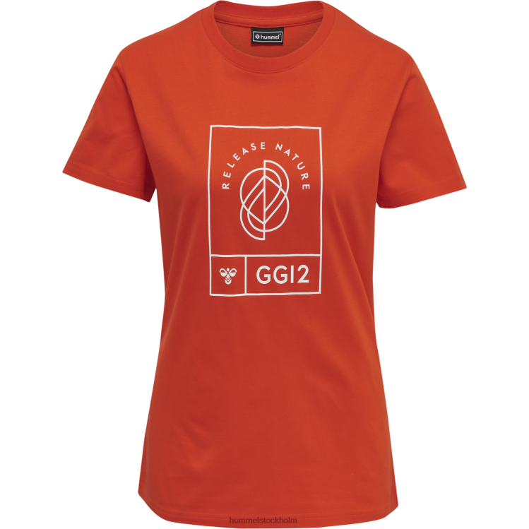 se Hummel kvinnor hmlgg12 t-shirt s/s LL40V3148 \"grafisk t-shirt\"