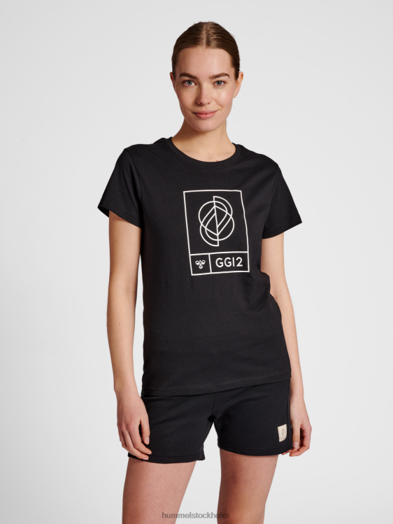 se Hummel kvinnor hmlgg12 t-shirt s/s LL40V3467 "grafisk t-shirt"