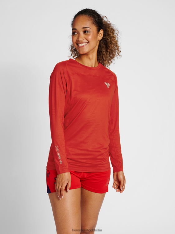 se Hummel kvinnor hmlgg12 tränings tee l/s LL40V3139 "långärmad träningst-shirt"