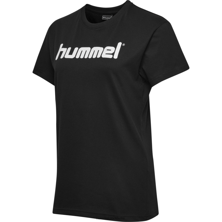 se Hummel kvinnor hmlgo t-shirt med logotyp i bomull s/s LL40V3591 \"Kläder\"