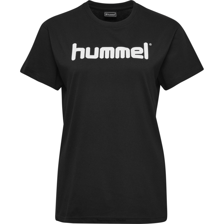 se Hummel kvinnor hmlgo t-shirt med logotyp i bomull s/s LL40V3591 \"Kläder\"