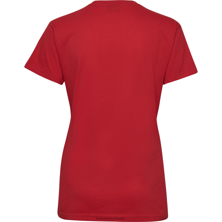 se Hummel kvinnor hmlgo t-shirt med logotyp i bomull s/s LL40V3780 \"Kläder\"