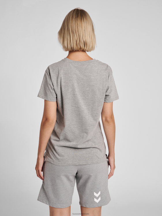 se Hummel kvinnor hmlgo t-shirt med logotyp i bomull s/s LL40V3805 \"Kläder\"