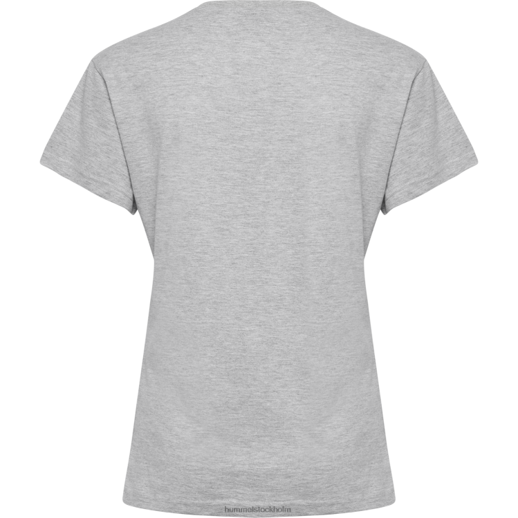 se Hummel kvinnor hmlgo t-shirt med logotyp i bomull s/s LL40V3805 \"Kläder\"