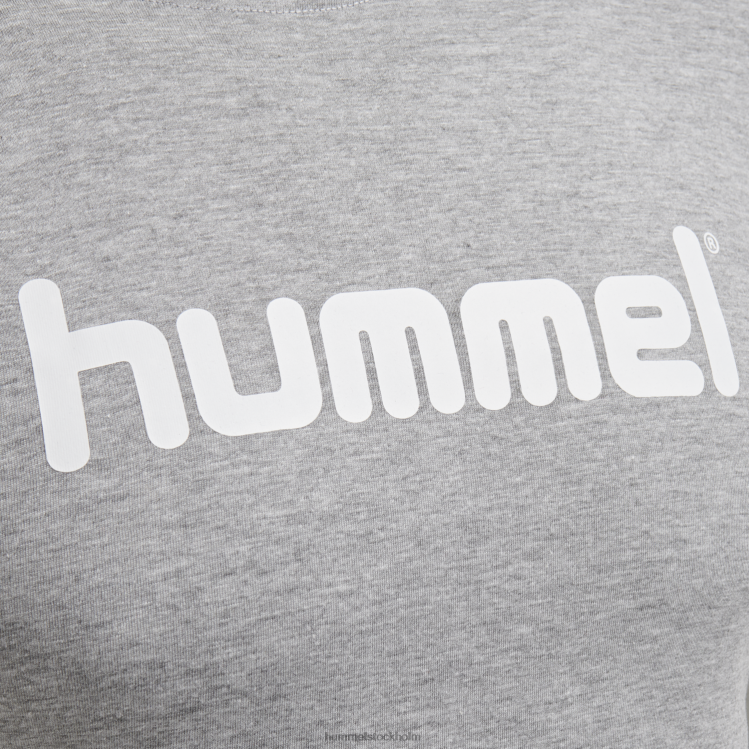 se Hummel kvinnor hmlgo t-shirt med logotyp i bomull s/s LL40V3805 \"Kläder\"
