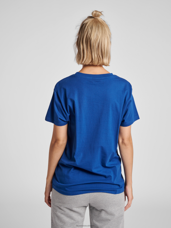 se Hummel kvinnor hmlgo t-shirt med logotyp i bomull s/s LL40V3809 \"Kläder\"