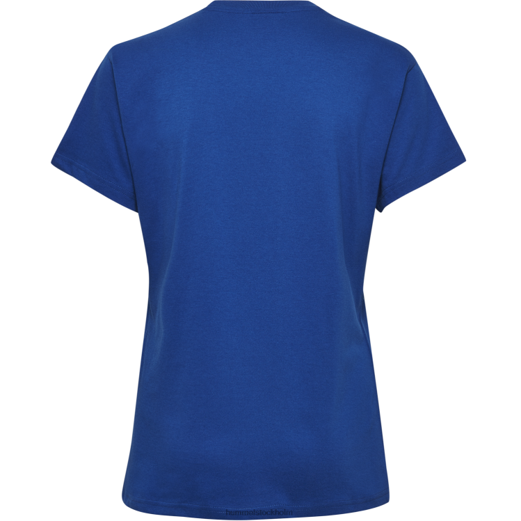 se Hummel kvinnor hmlgo t-shirt med logotyp i bomull s/s LL40V3809 \"Kläder\"