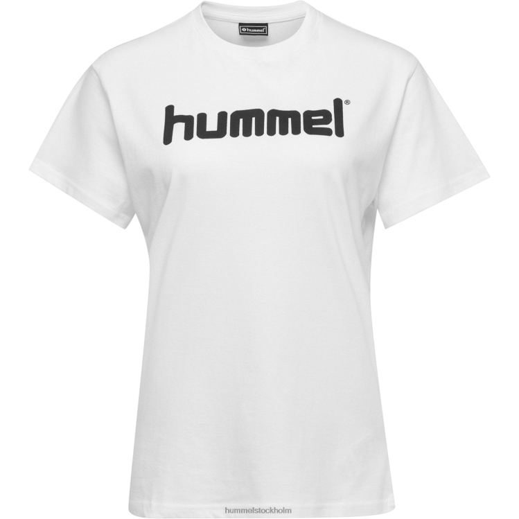 se Hummel kvinnor hmlgo t-shirt med logotyp i bomull s/s LL40V3810 \"Kläder\"