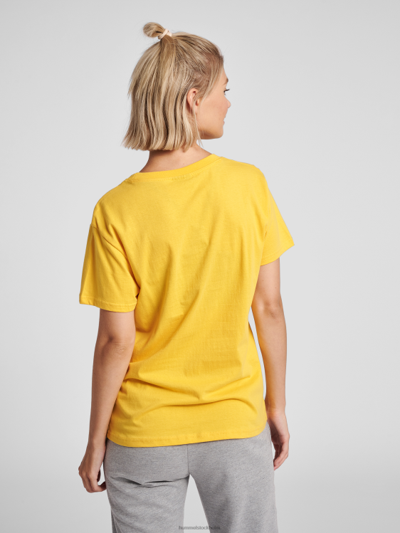 se Hummel kvinnor hmlgo t-shirt med logotyp i bomull s/s LL40V3821 \"Kläder\"