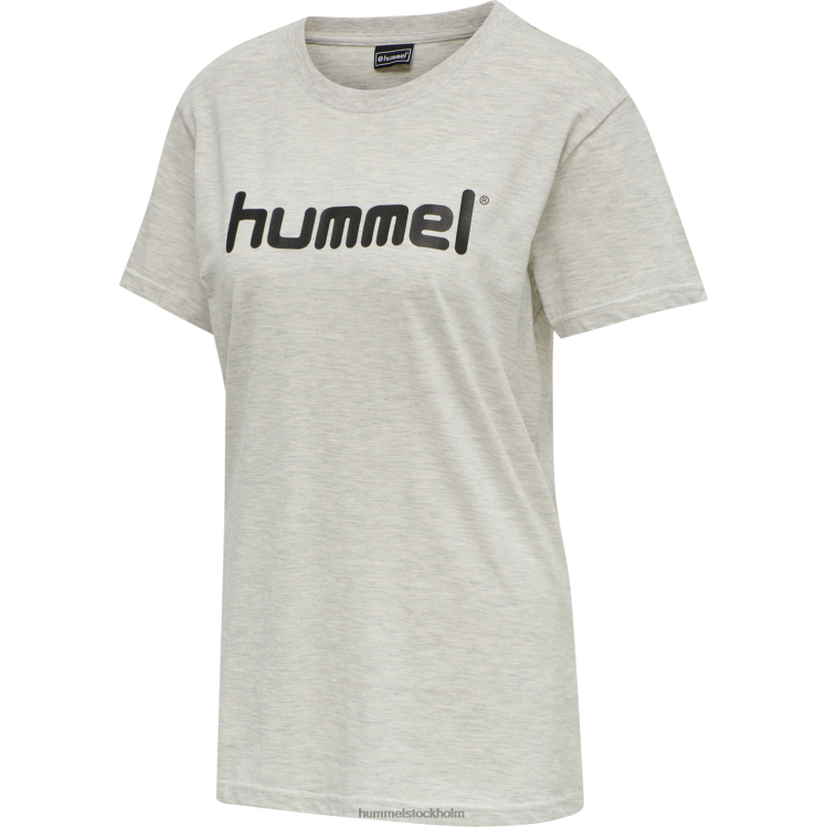se Hummel kvinnor hmlgo t-shirt med logotyp i bomull s/s LL40V3872 "Kläder"