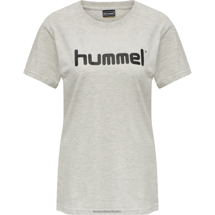se Hummel kvinnor hmlgo t-shirt med logotyp i bomull s/s LL40V3872 \"Kläder\"