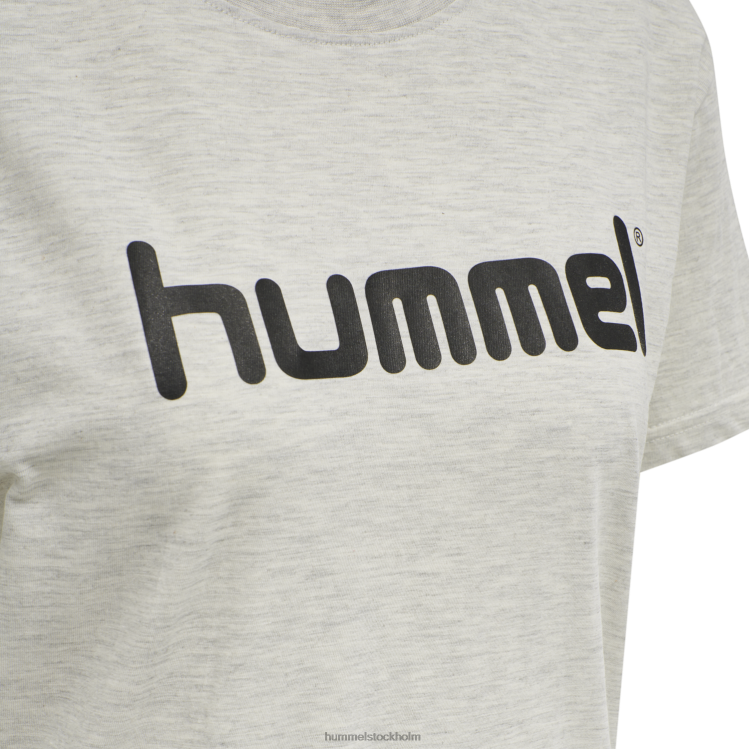 se Hummel kvinnor hmlgo t-shirt med logotyp i bomull s/s LL40V3872 \"Kläder\"