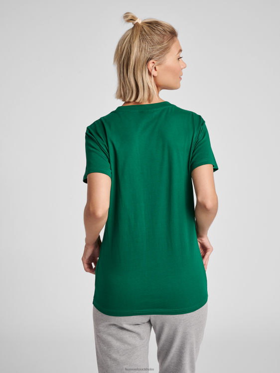 se Hummel kvinnor hmlgo t-shirt med logotyp i bomull s/s LL40V3886 \"Kläder\"