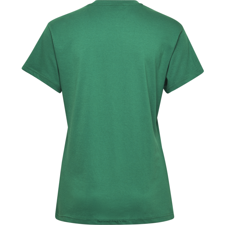se Hummel kvinnor hmlgo t-shirt med logotyp i bomull s/s LL40V3886 \"Kläder\"