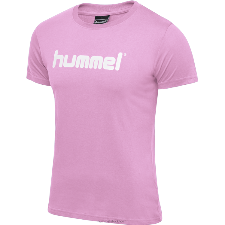 se Hummel kvinnor hmlgo t-shirt med logotyp i bomull s/s LL40V3890 "Kläder"