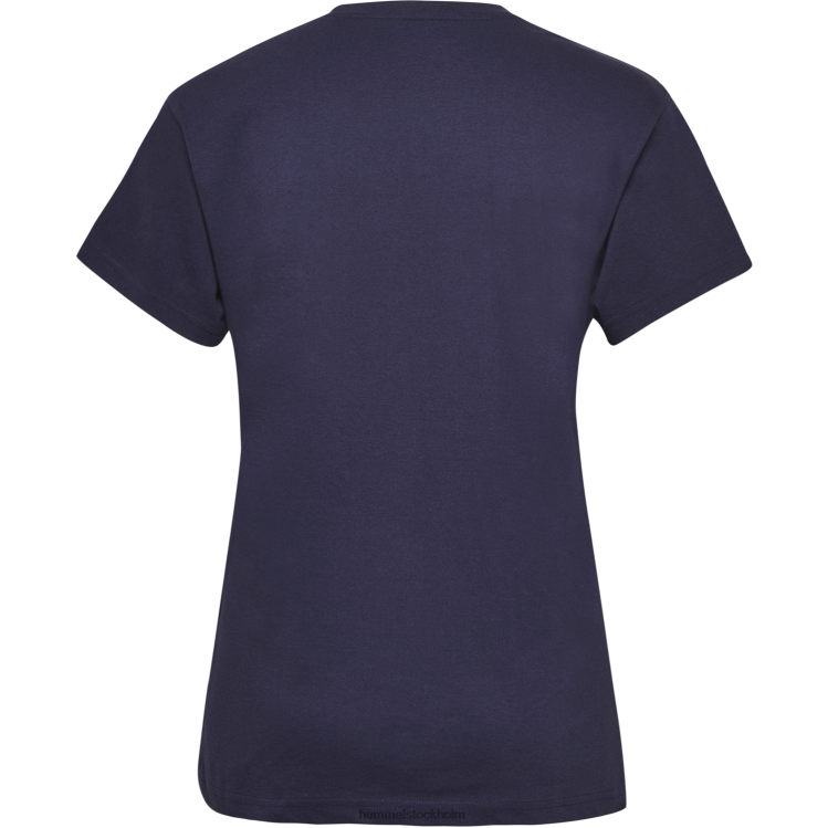 se Hummel kvinnor hmlgo t-shirt med logotyp i bomull s/s LL40V3935 \"Kläder\"
