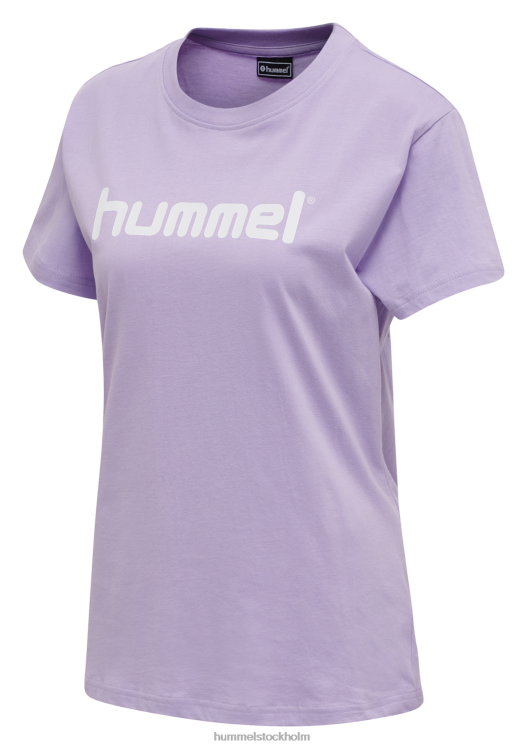 se Hummel kvinnor hmlgo t-shirt med logotyp i bomull s/s LL40V3936 "Kläder"