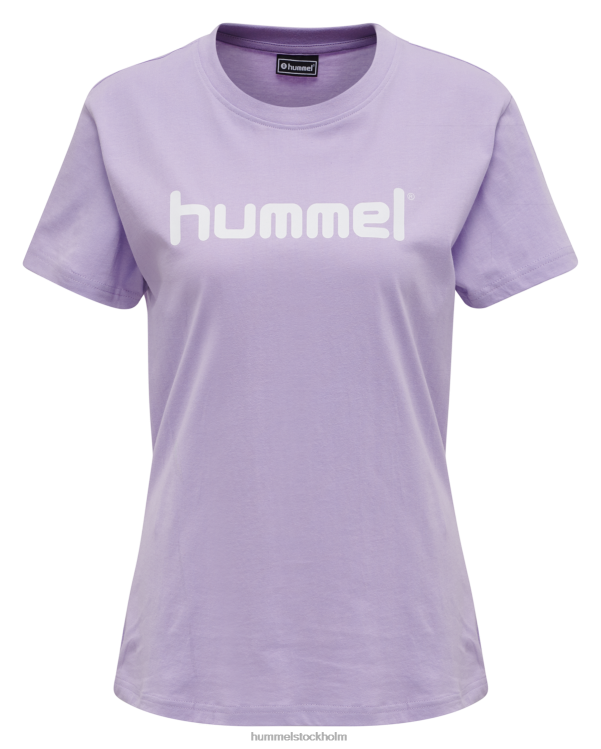 se Hummel kvinnor hmlgo t-shirt med logotyp i bomull s/s LL40V3936 \"Kläder\"