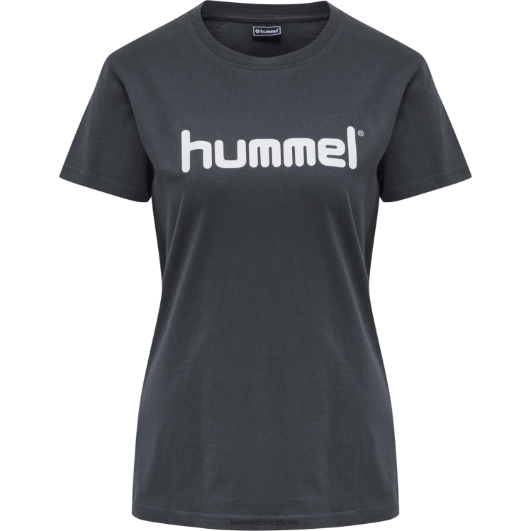 se Hummel kvinnor hmlgo t-shirt med logotyp i bomull s/s LL40V3937 \"Kläder\"