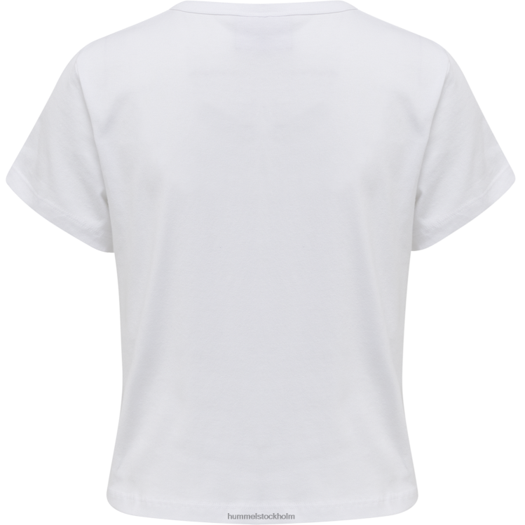 se Hummel kvinnor hmlic texas beskuren t-shirt LL40V3061 \"avskuren t-shirt\"