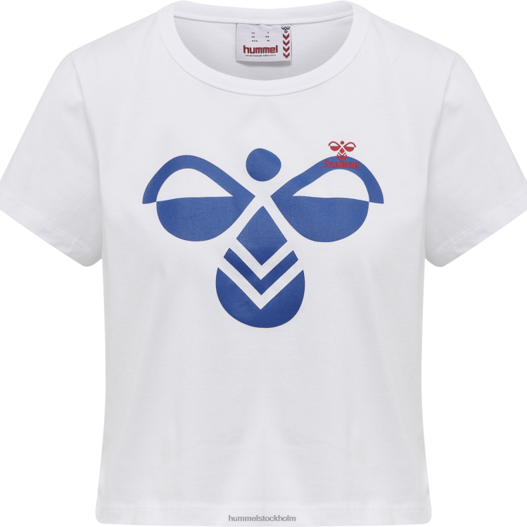 se Hummel kvinnor hmlic texas beskuren t-shirt LL40V3061 \"avskuren t-shirt\"