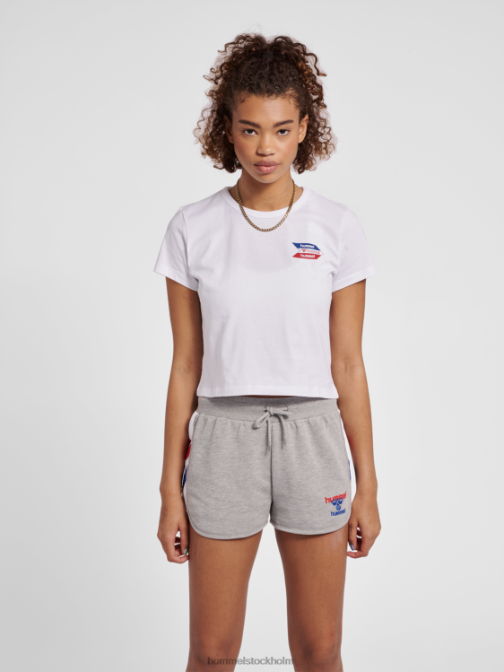 se Hummel kvinnor hmlic texas beskuren t-shirt LL40V3074 "avskuren t-shirt"