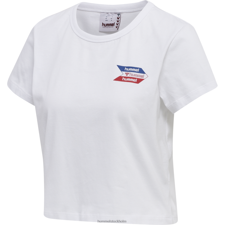 se Hummel kvinnor hmlic texas beskuren t-shirt LL40V3074 \"avskuren t-shirt\"
